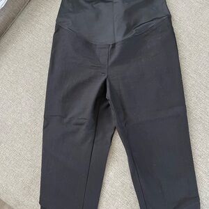 Loft Maternity dress black pants 4M